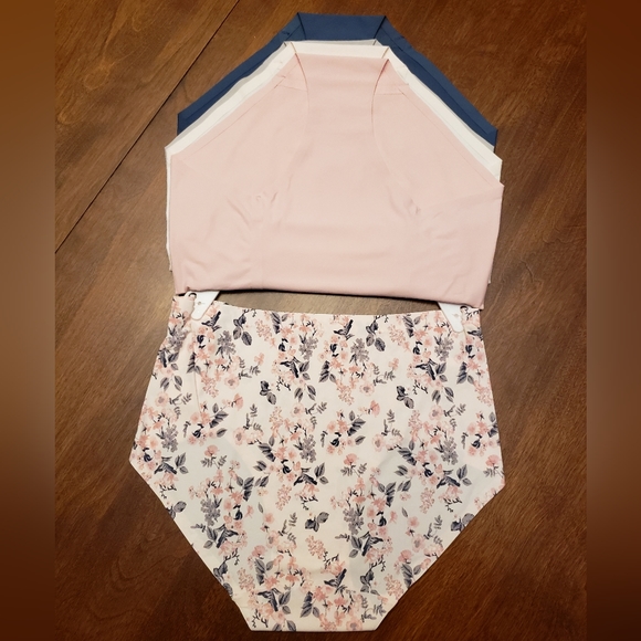 Laura Ashley NWT 5 pack no show super soft panties M L polyester spandex… - Picture 6 of 7